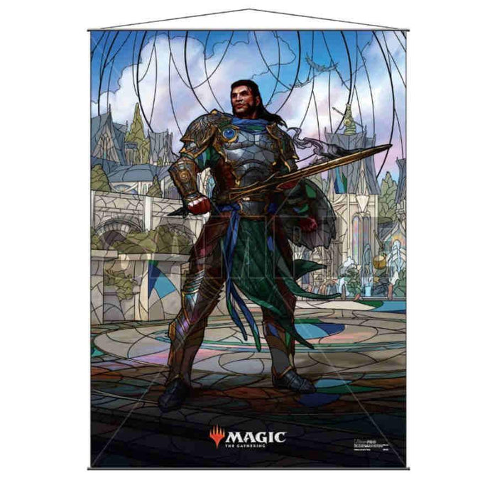 Magic The Gathering: Stained Glass Wall Scroll- Gideon - Boardlandia