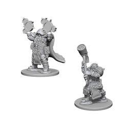 Dungeons & Dragons Nolzur's Marvelous Unpainted Miniatures: Dwarf Male Cleric - Boardlandia