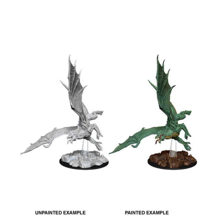 Dungeons and Dragons: Nolzur's Marvelous Unpainted Miniatures - Young Green Dragon - Boardlandia