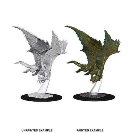 Dungeons and Dragons: Nolzur's Marvelous Unpainted Miniatures - Young Bronze Dragon - Boardlandia