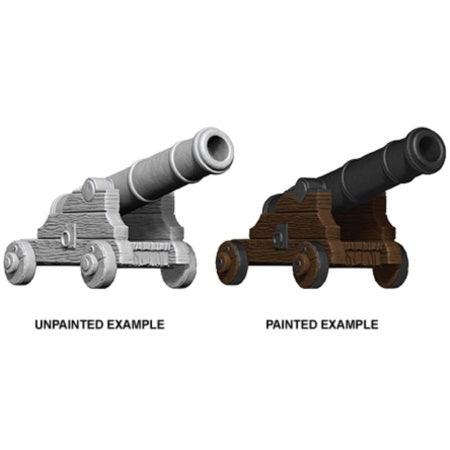 Deep Cuts Unpainted Miniatures - Cannons - Boardlandia