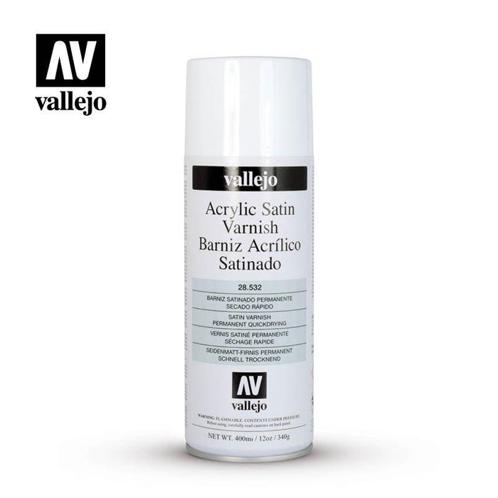 Acrylic Satin Spray Varnish (400ml) - Boardlandia
