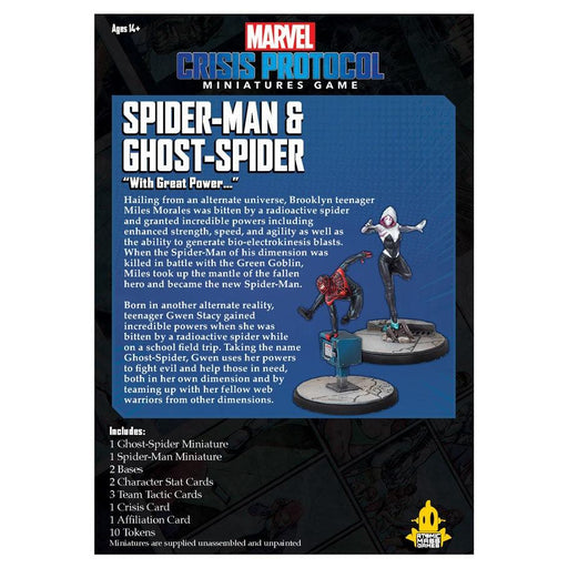 Marvel Crisis Protocol - Spider-Man & Ghost-Spider - Boardlandia