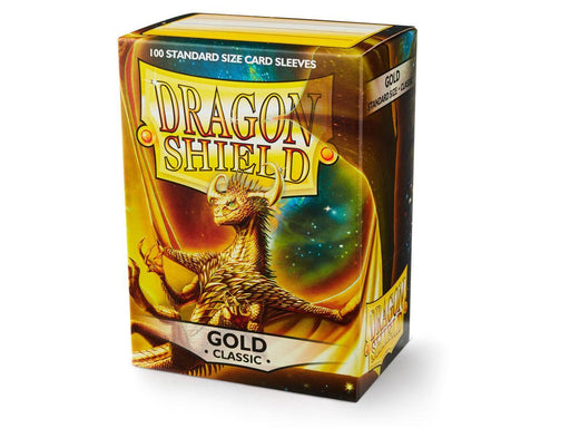 Dragon Shield Sleeves: Gold (Box Of 100) - Boardlandia