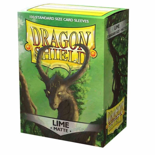 Dragon Shield Sleeves: Matte Lime (Box of 100) - Boardlandia