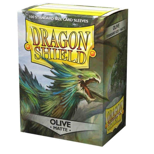 Dragon Shield Sleeves: Matte Olive (Box of 100) - Boardlandia
