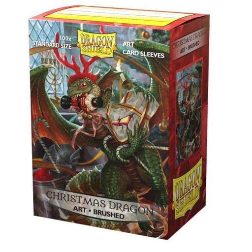 Dragon Shield Sleeves: Christmas Dragon (Box of 100) (Brushed) - Boardlandia