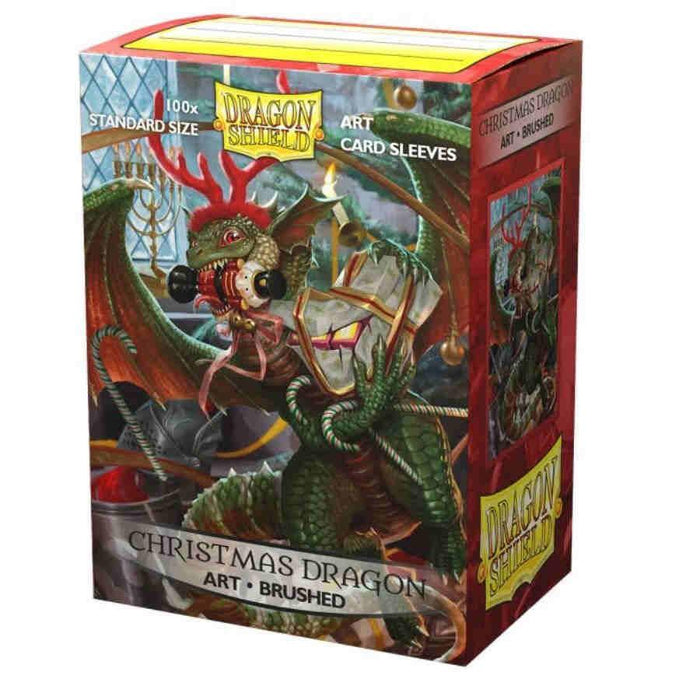 Dragon Shield Sleeves: Christmas Dragon (Box of 100) (Brushed) - Boardlandia