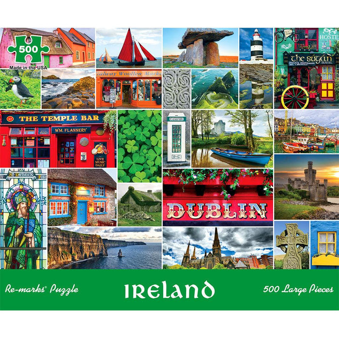 500 Piece Ireland Puzzle - Boardlandia