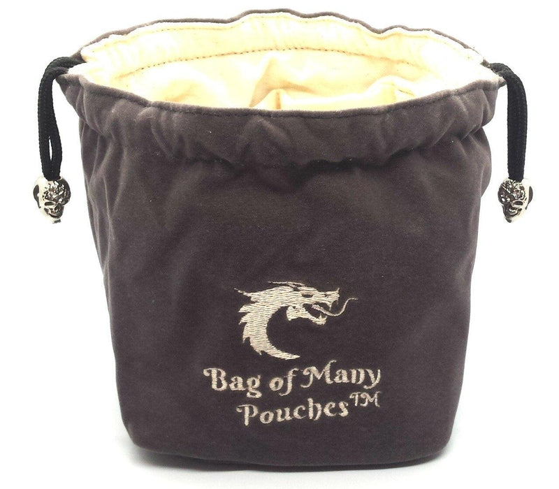 Bag of Many Pouches RPG DnD Dice Bag: Gray - Boardlandia