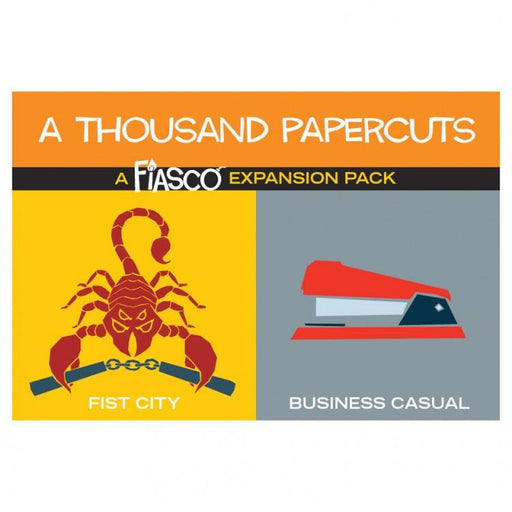 Fiasco Expansion Pack - A Thousand Papercuts - Boardlandia
