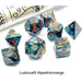7ct Lab Dice (Series 5) - Lustrous Alpestris/Orange - Boardlandia
