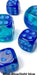 7CT Polyhedral Set - Gemini Blue-Blue/Light Blue Luminary - Boardlandia