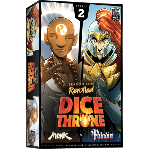 Dice Throne: Season One - Monk vs Paladin - Boardlandia