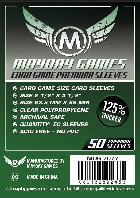 BoardGameMonster - 500 Fantasy Flight Games Standard American Board Game  Size Sleeves - 10 Packs + Box - USA - FFS03 57 x 89