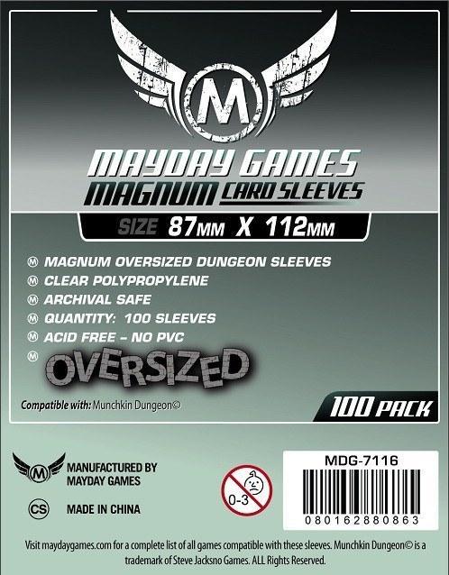 Magnum Oversized Dungeon Sleeve - 87Mm X 112Mm - 100 Pack (7116) - Boardlandia