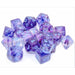 7Ct Polyhedral Set: Nebula Luminary: Nocturnal W/Blue - Boardlandia