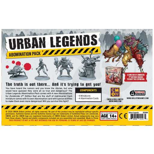 Zombicide - Second Edition - Urban Legends Abominations Pack - Boardlandia