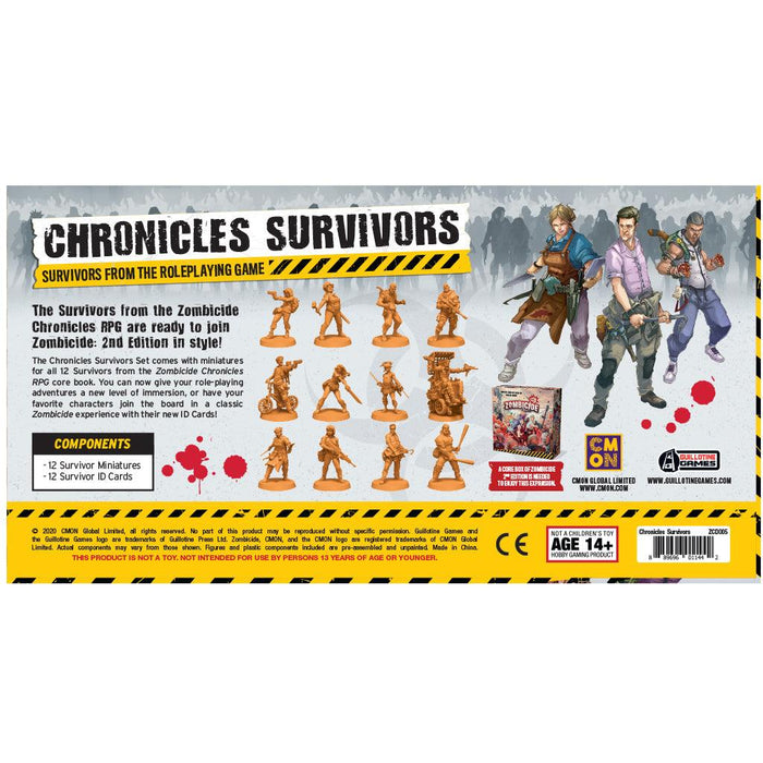 Zombicide - Second Edition - Chronicles Survivors Set — Boardlandia