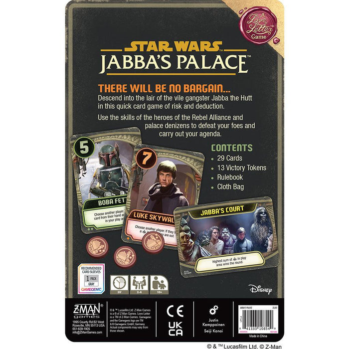 Jabba's Palace - A Love Letter Game - Boardlandia