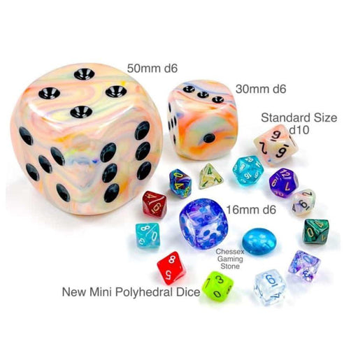 Bag of 50 Assorted Dice - Mini-Polyhedral D20 - Boardlandia