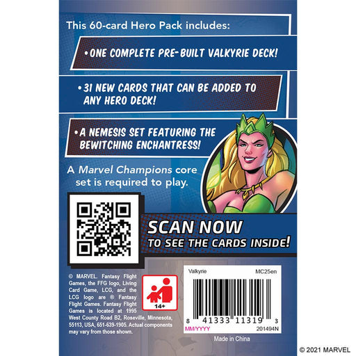 Marvel Champions LCG - Valkyrie Hero Pack - Boardlandia