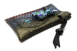 Dragon Eye RPG DnD Dice Bag: Spectral Dragon - Blue & Gold - Boardlandia