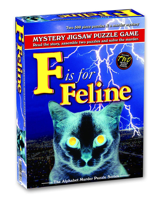 Mystery Jigsaw Puzzle Game – F is for Feline - Boardlandia