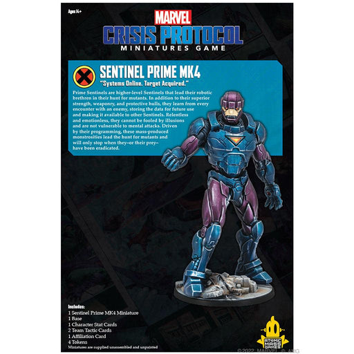 Marvel Crisis Protocol -  Sentinel Prime MK4 - Boardlandia