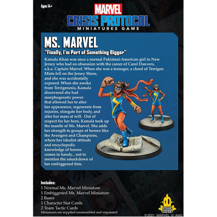 Marvel Crisis Protocol - Ms Marvel - Boardlandia