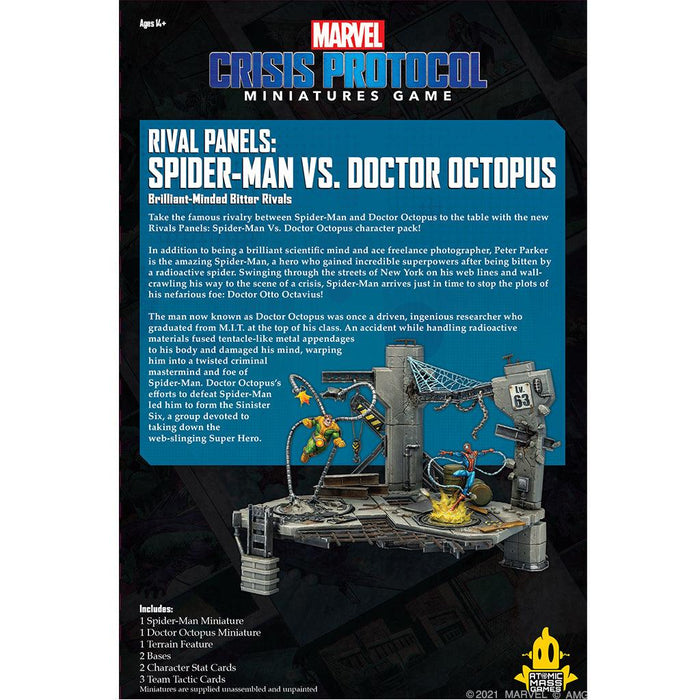 Marvel Crisis Protocol - Rival Panels - Spider-Man Vs. Doctor Octopus - Boardlandia