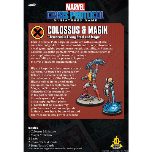 Marvel Crisis Protocol - Colossus & Magik - Boardlandia