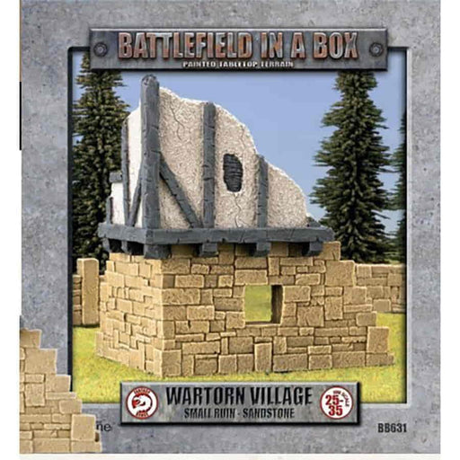 Battlefield In a Box: Wartorn Village: Sandstone Small Ruin - Boardlandia
