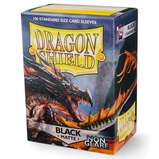 Dragon Shields - (100) Non Glare Matte Black - Boardlandia