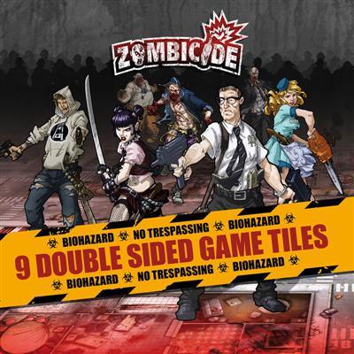 Zombicide: 9 Double Sided Game Tiles - Boardlandia