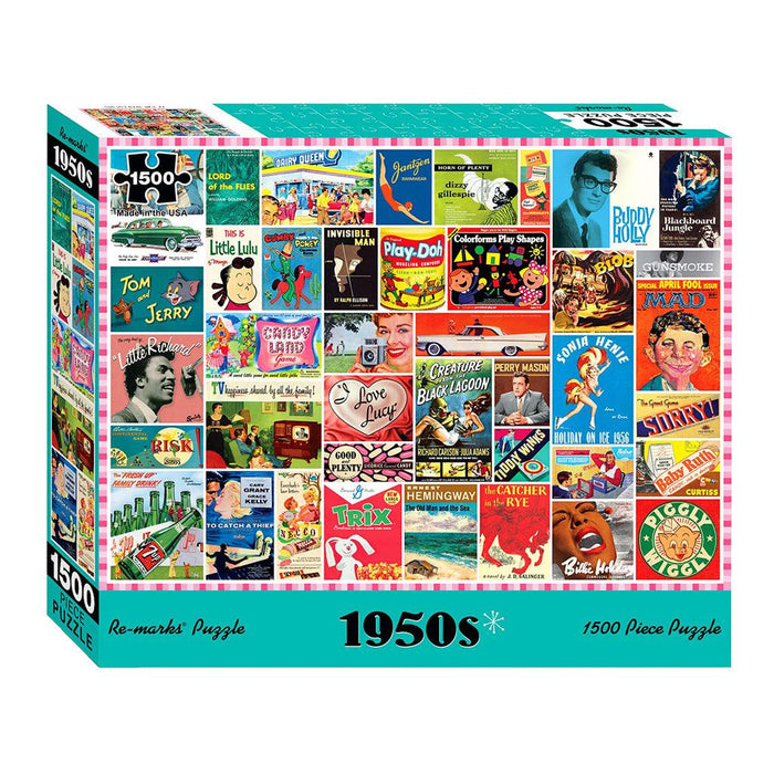 1500 Piece 1950s Puzzle - Boardlandia