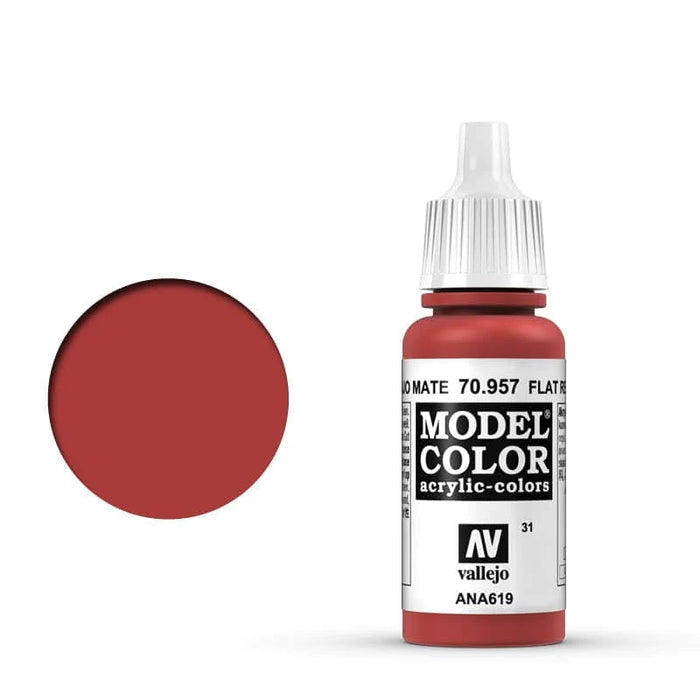 Model Color - Flat Red (17ml) - Boardlandia