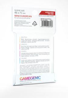 MATTE Mini European-Sized Boardgame Sleeves 46 x 71 mm - Case of 16 Packs - Boardlandia