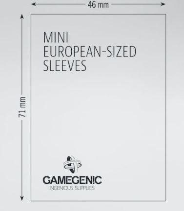 MATTE Mini European-Sized Boardgame Sleeves 46 x 71 mm - Boardlandia