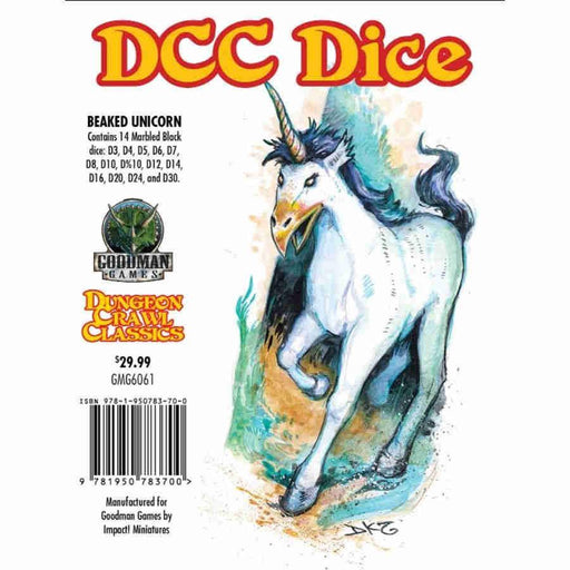 Dungeon Crawl Classics - DCC Dice - Beaked Unicorn (14ct) - Boardlandia
