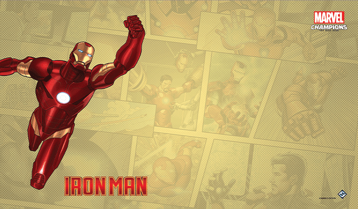 Marvel Champions LCG - Iron Man Game Mat - Boardlandia