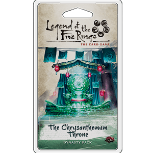 Legend of the Five Rings LCG: The Chrysanthemum Throne Dynasty Pack - Boardlandia