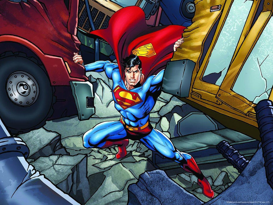 Lenticular 3D Puzzle DC Superman Strength - Boardlandia