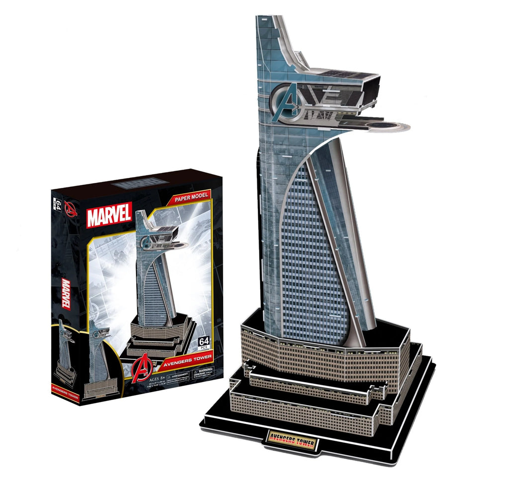Marvel Avengers Tower 3D Model Puzzle Kit - Otto's Granary