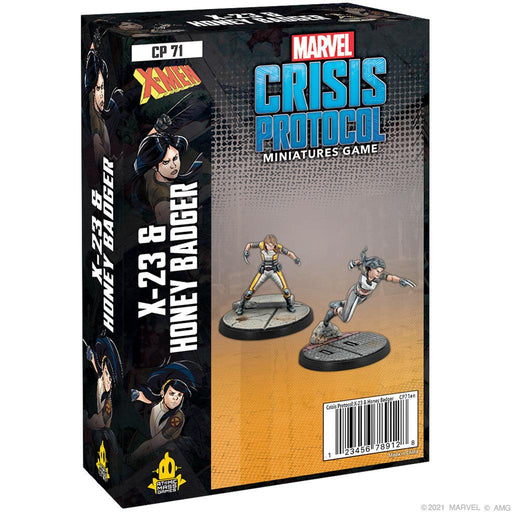 Marvel Crisis Protocol - X-23 & Honey Badger - Boardlandia