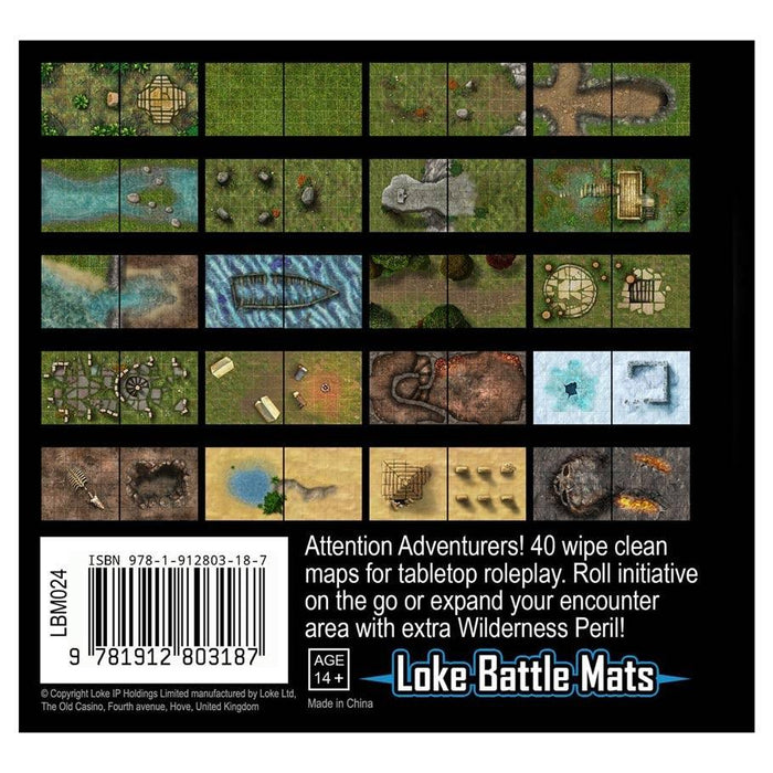 Little Book of Battle Mats Wilderness Ed - Boardlandia