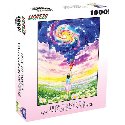 How to Paint a Watercolor Universe - 1000 Piece Puzzle - Boardlandia