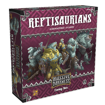 Massive Darkness: Reptisaurians Enemy Box - Boardlandia