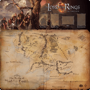 Lord of The Rings LCG - Fellowship 1-4 Player Gamemat - Boardlandia