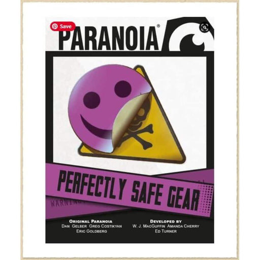 Paranoia RPG - Perfectly Safe Gear - Boardlandia